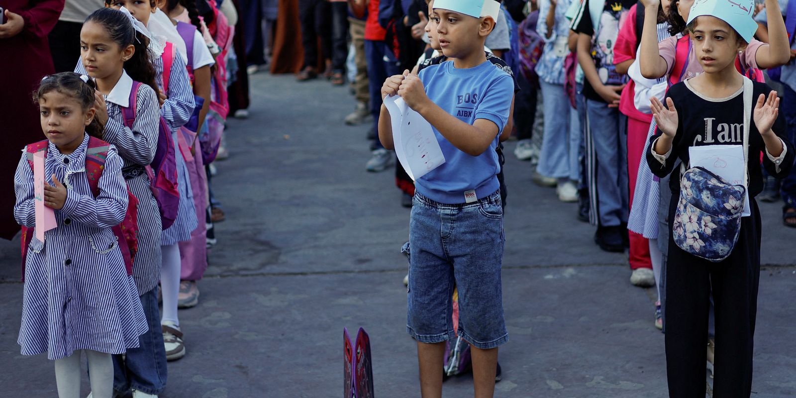 alunos-voltam-as-aulas-presenciais-em-gaza-depois-de-tres-anos